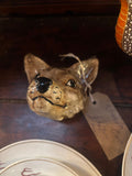 Antique Stirrup Cup styled as a dogs face
