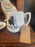 Black & White Water Jug for Whiskey