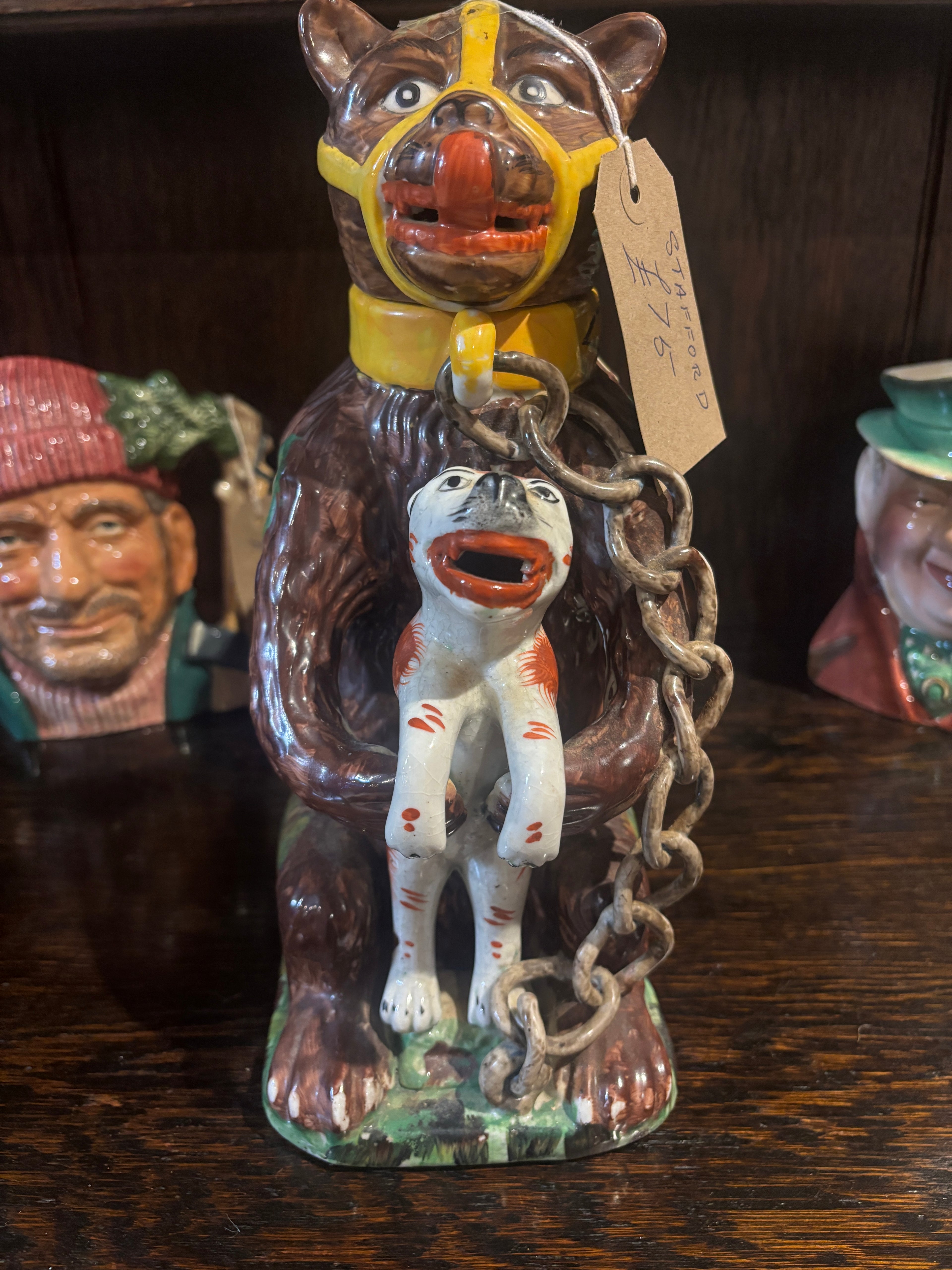 Dancing Bear Grease Pot with Lid