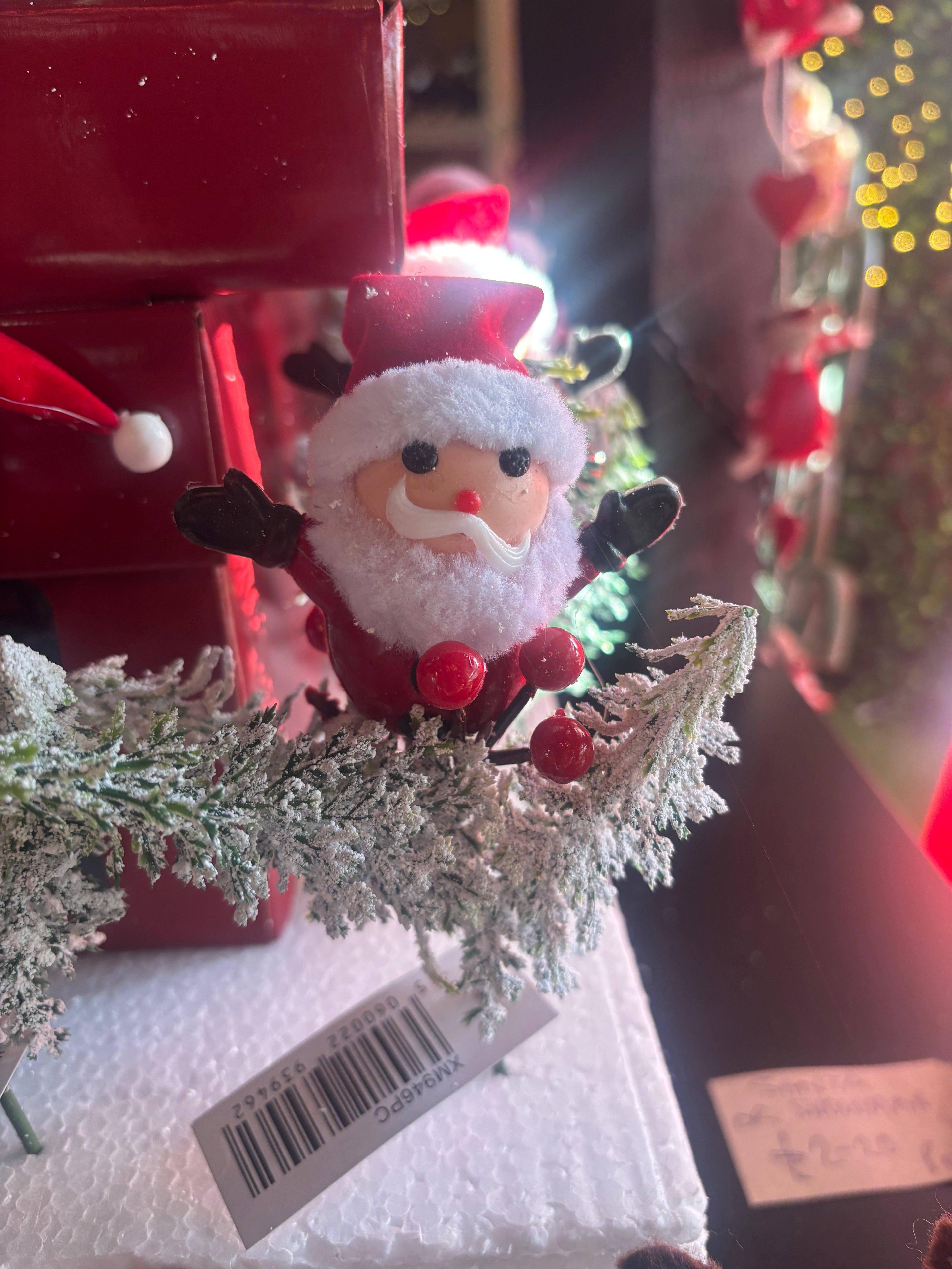 father Christmas tree Pick decoration