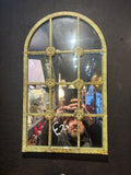 Green Arch Garden Mirror