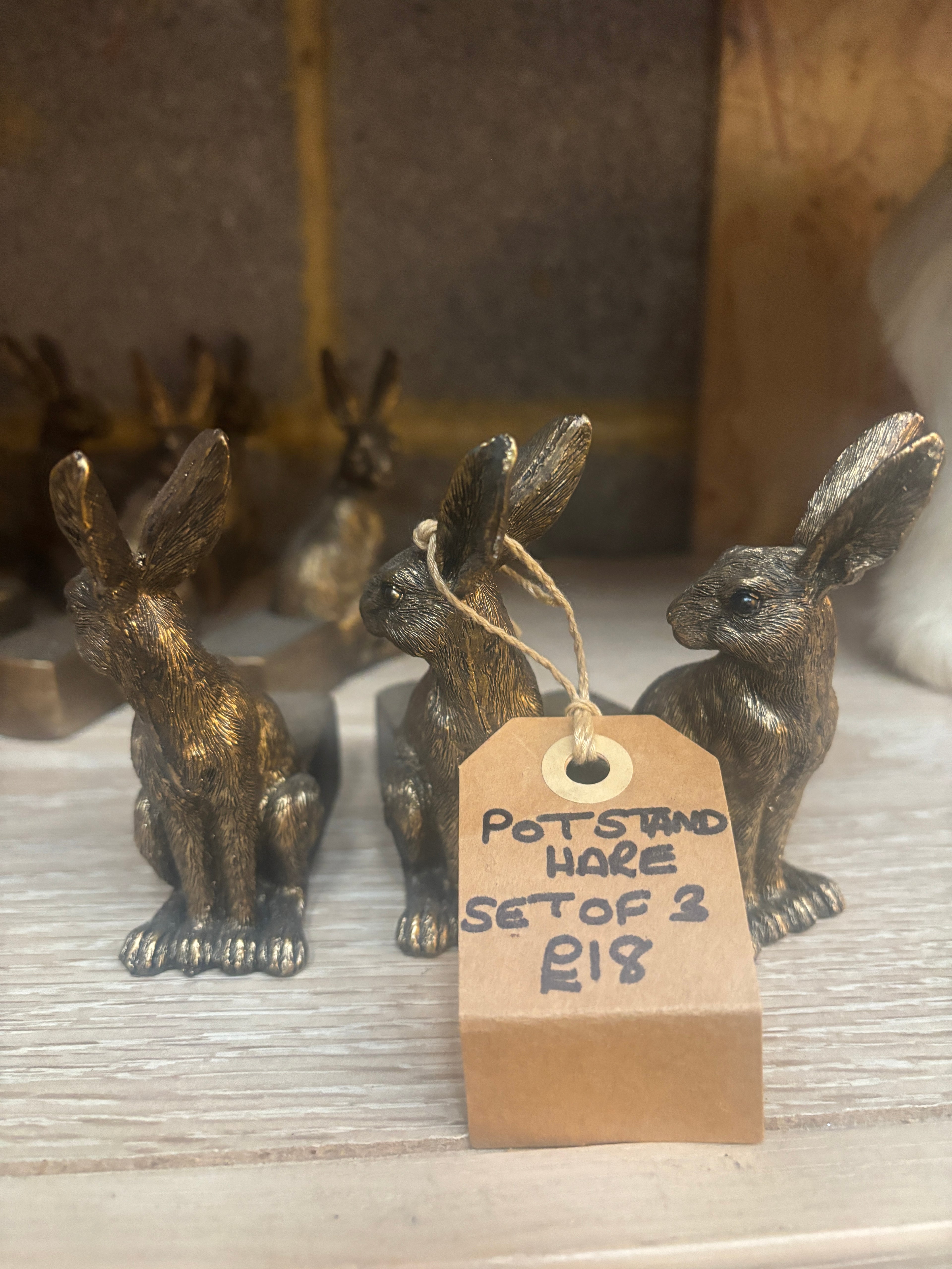 Hare Pot Stands Set Of 3