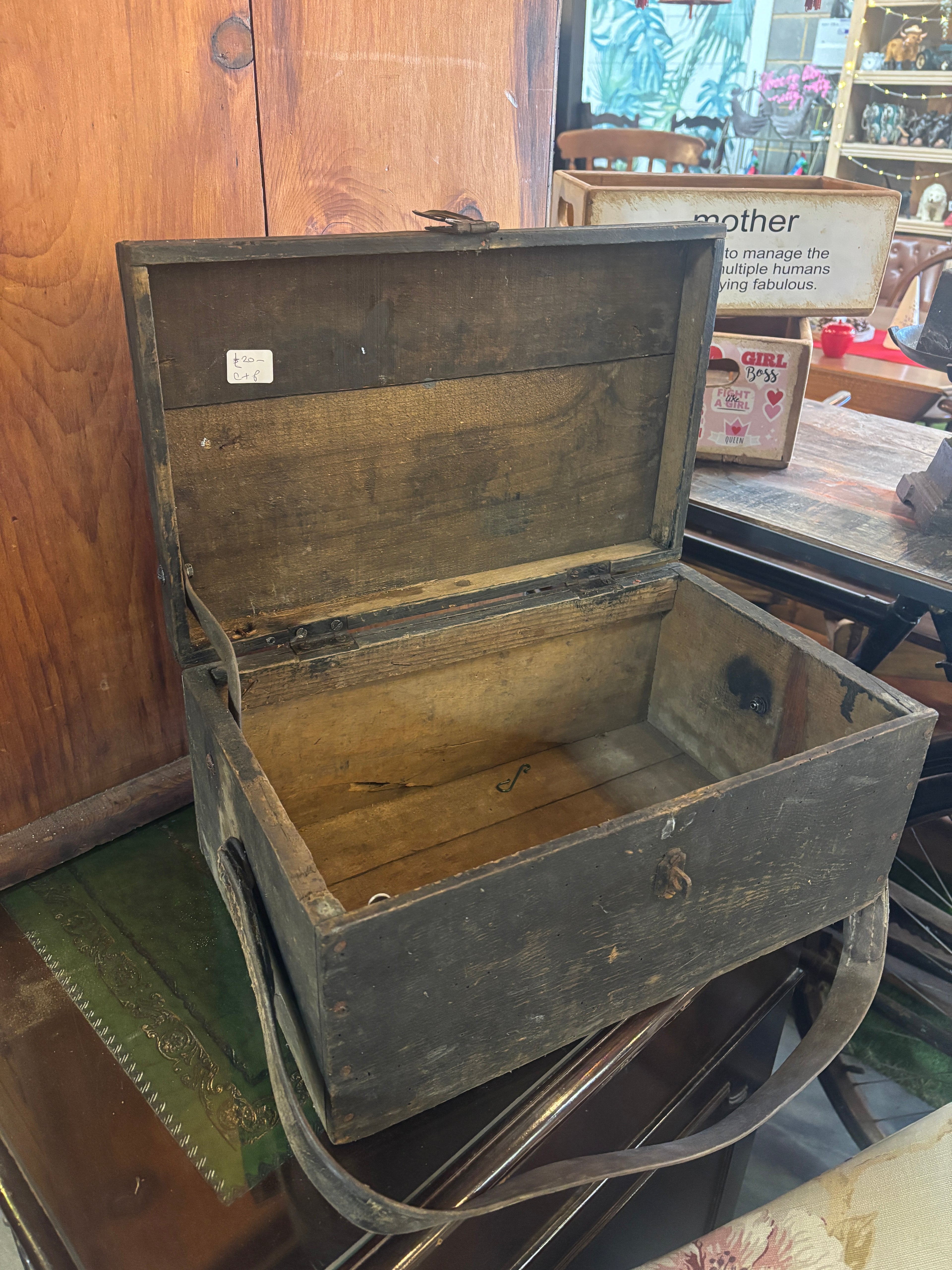 Small Antique Wooden Chest