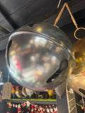 Large Silver coloured Christmas Bauble