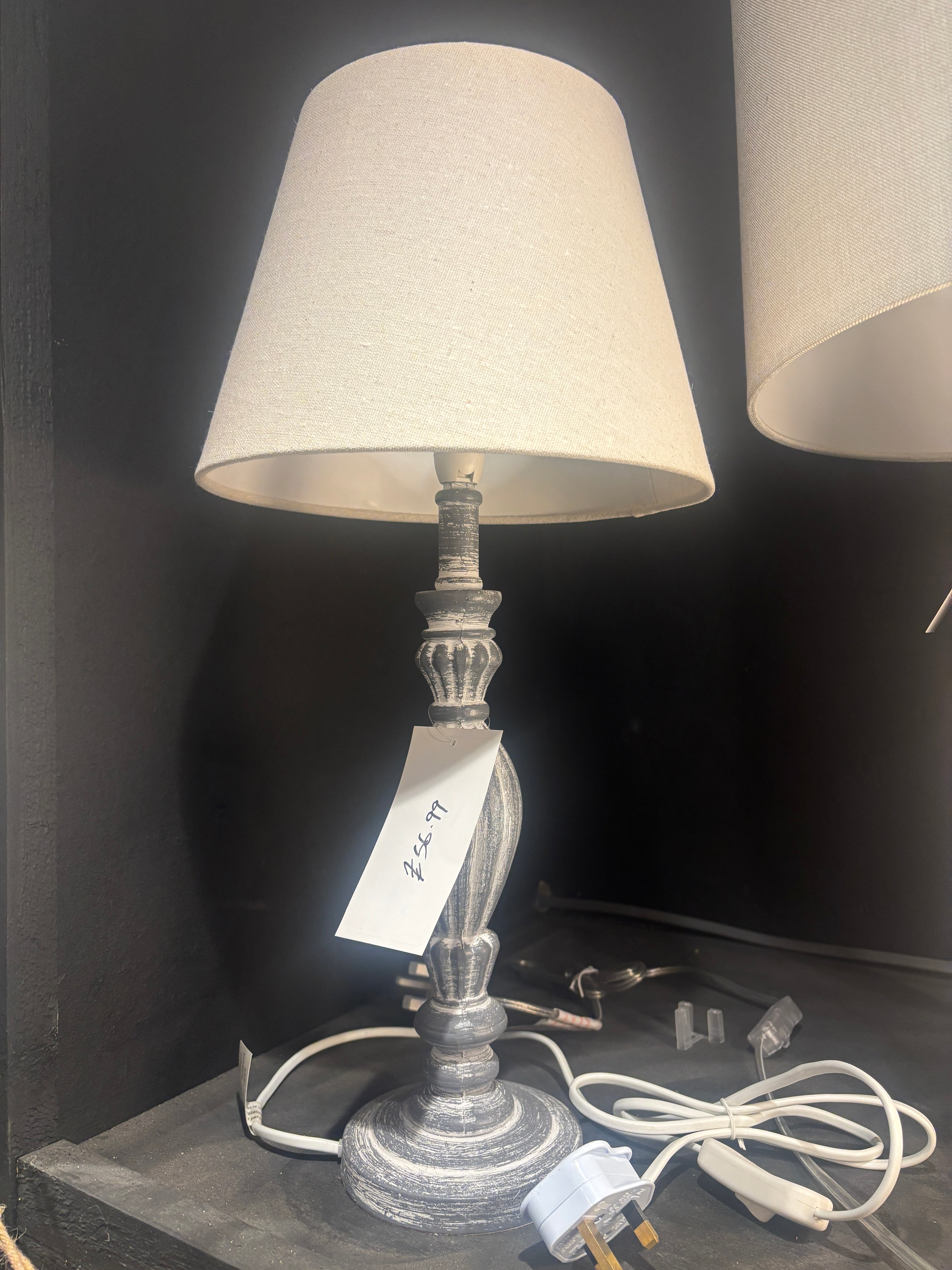 Ornate Antiqued Table Lamp