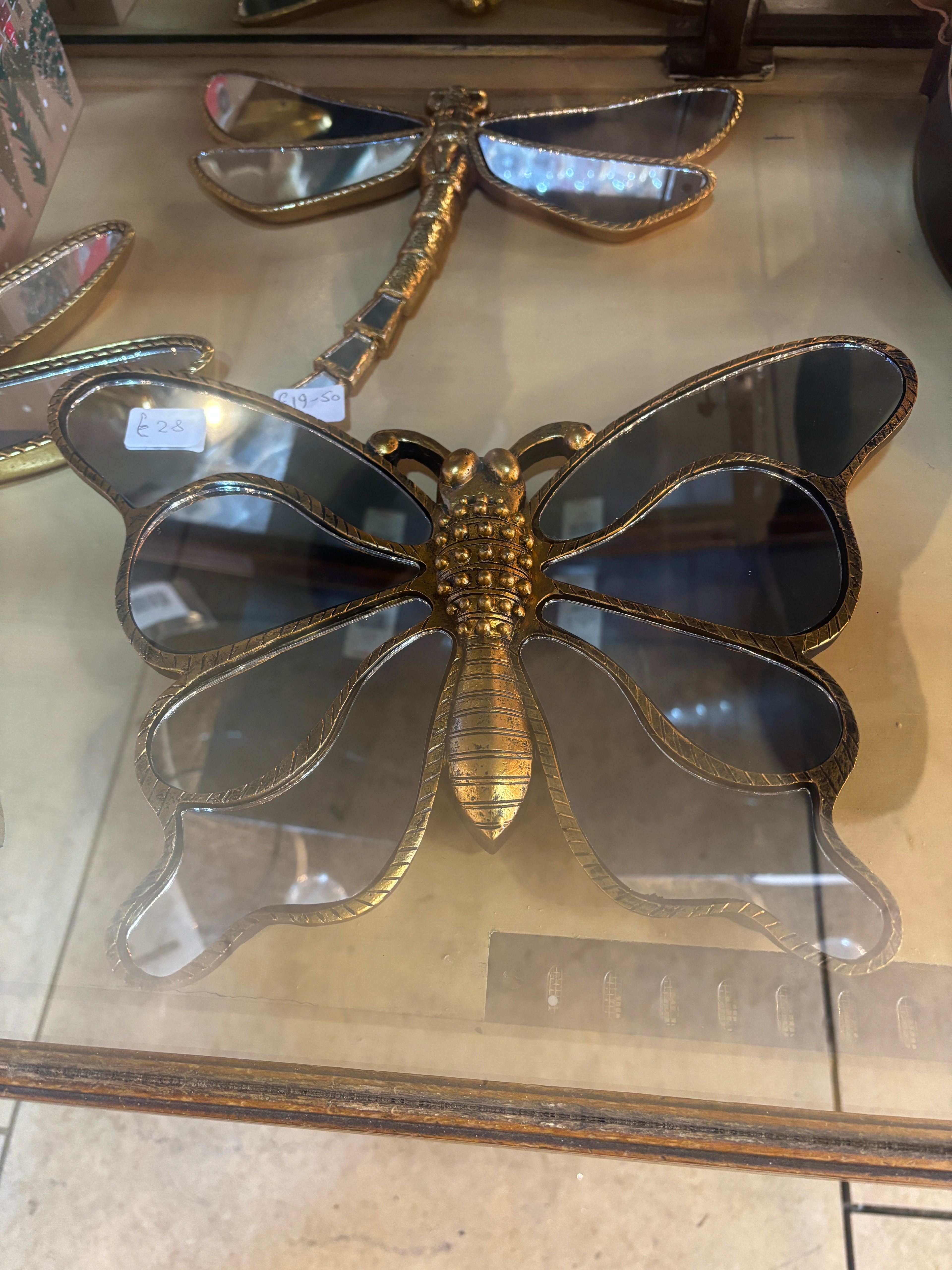 Ornate Butterfly Mirror