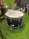 Repurposed Drum Side Table