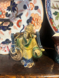 Small Vintage Chinese Figurine of a man carrying things