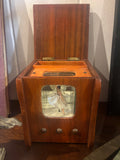 Small Vintage Wooden Music Box