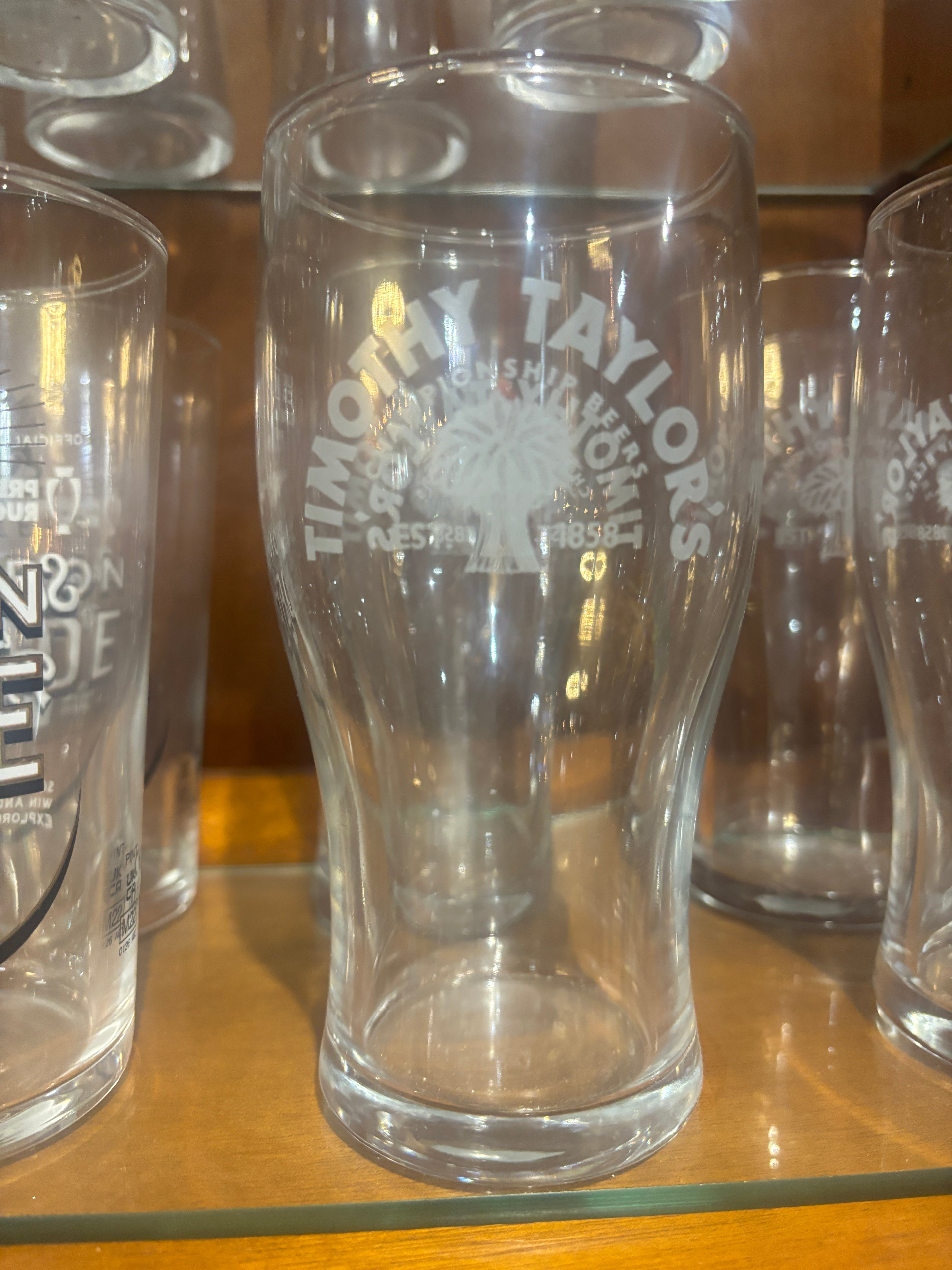 Timothy Taylor Pint Glass