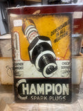Vintage 'Champion Spark Plugs' Sign