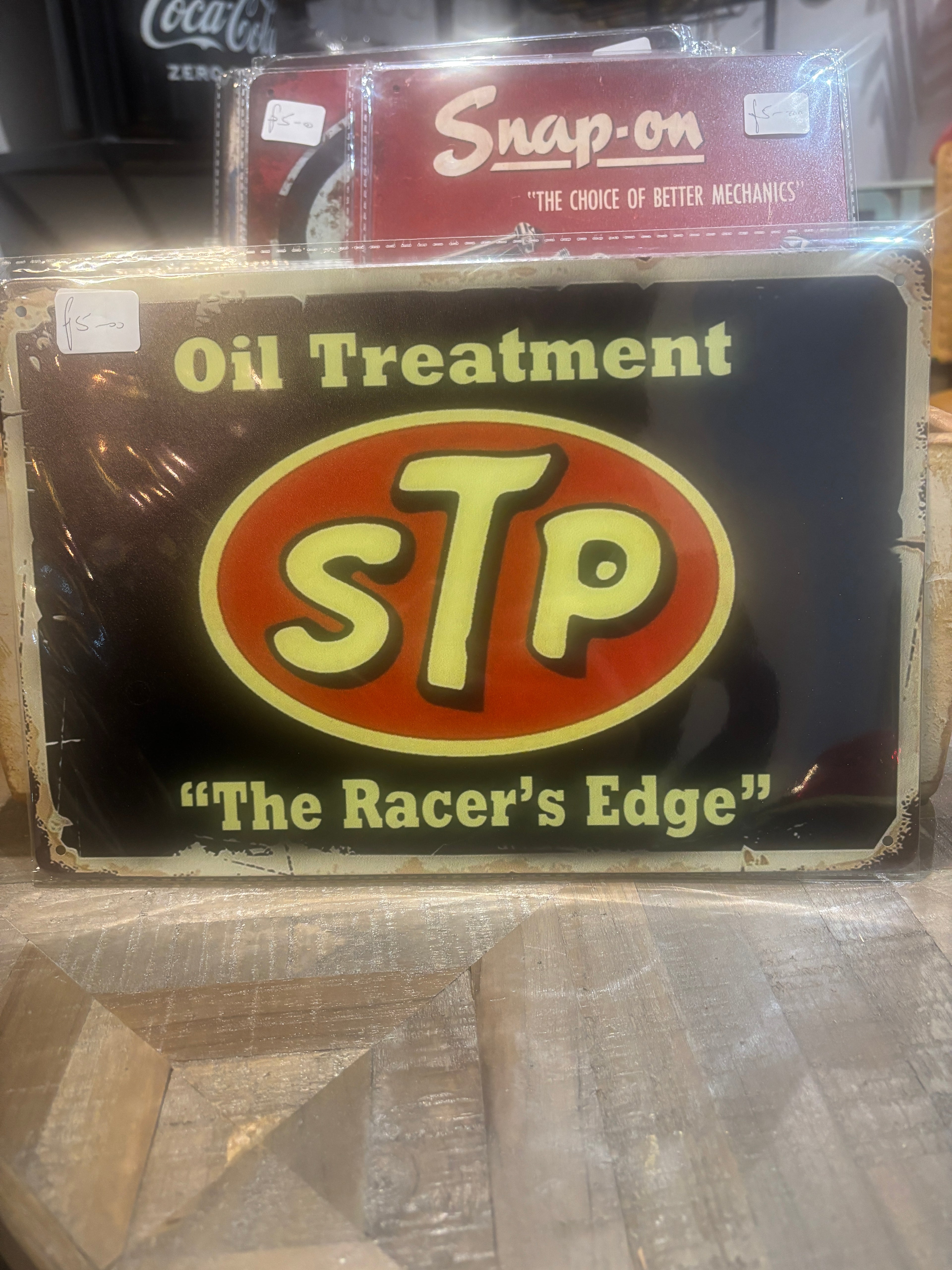 Vintage 'STP Oil' Sign