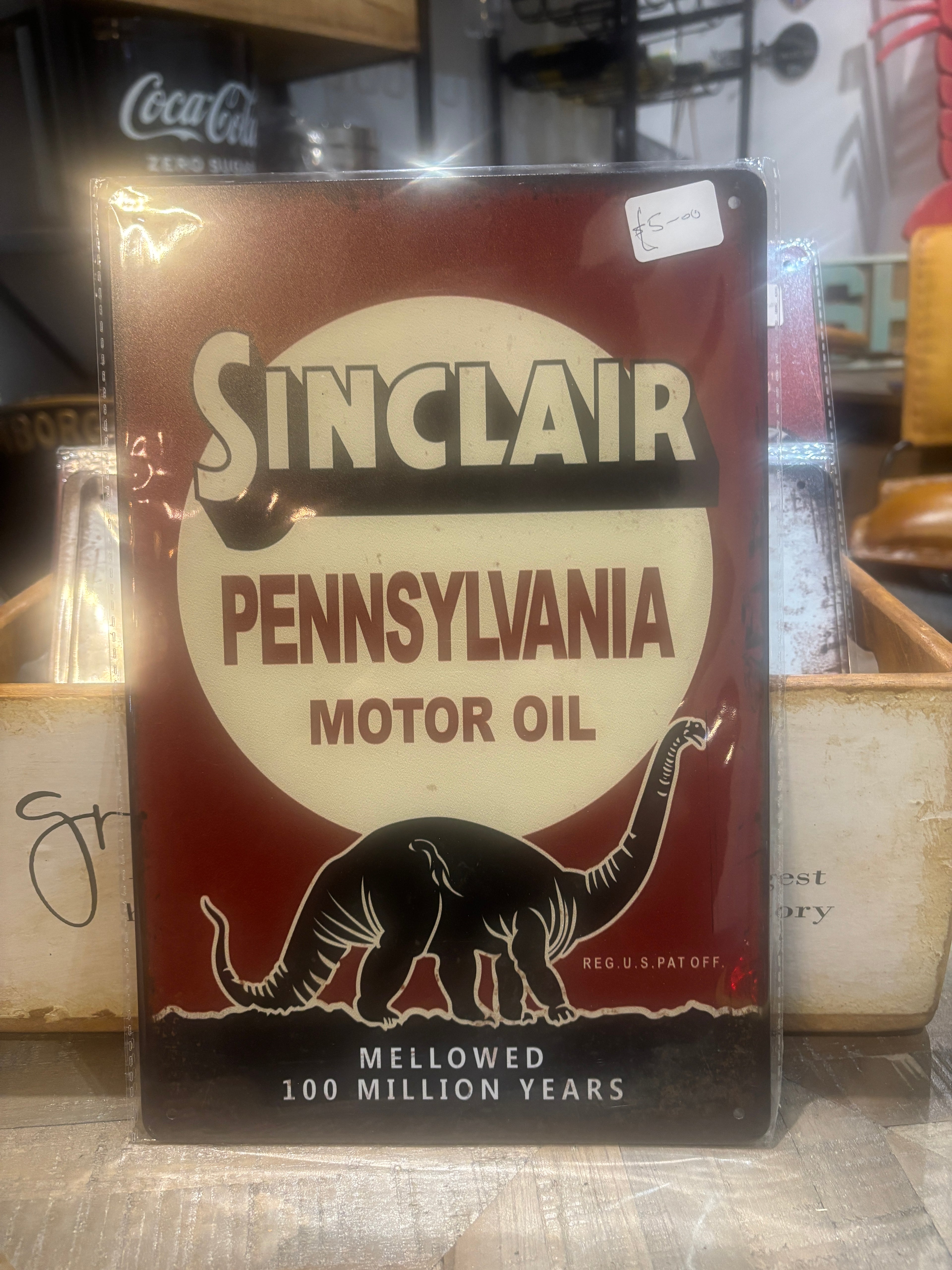 Vintage 'Sinclair Oil' Sign