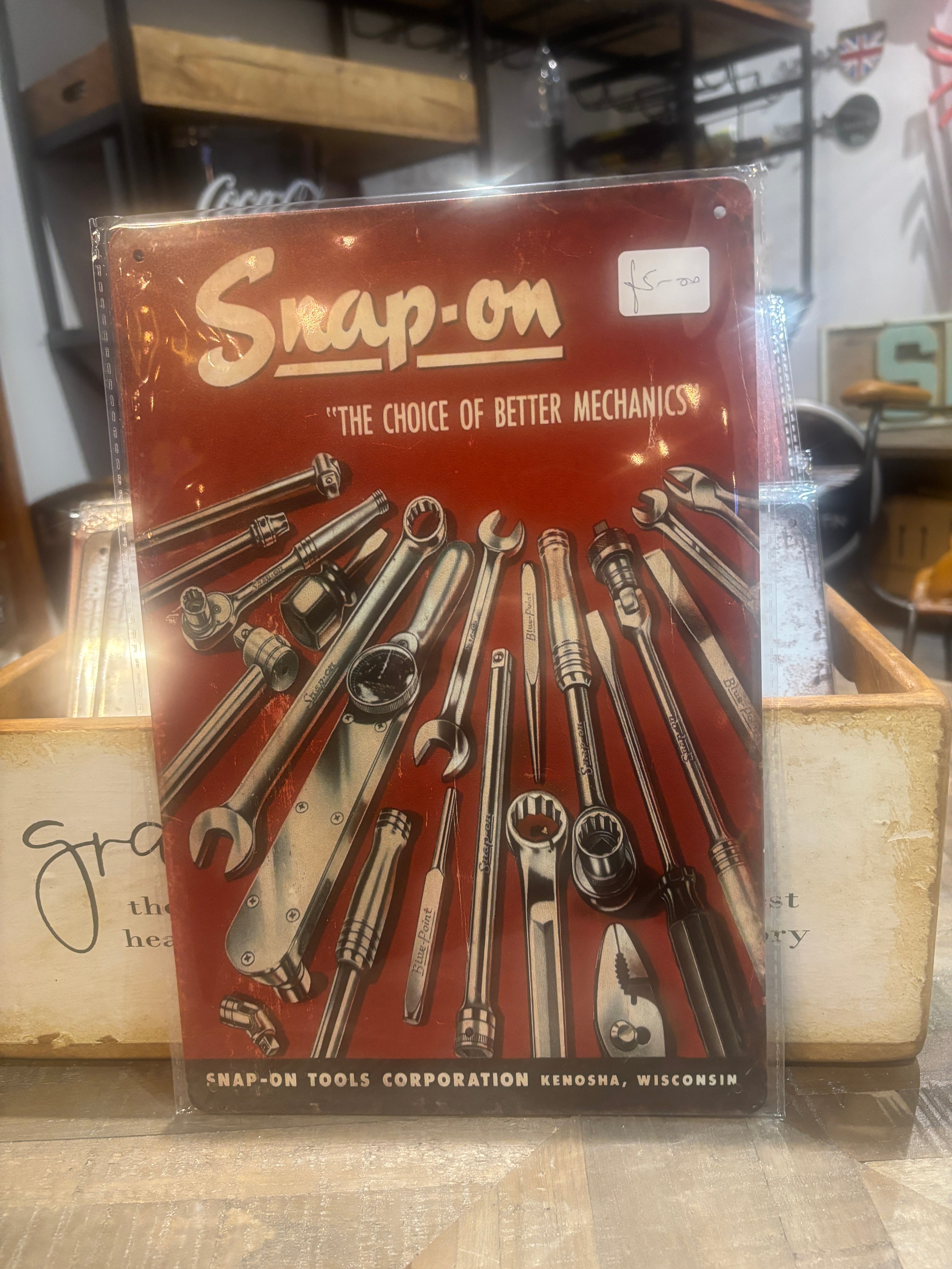 Vintage Snap On Sign