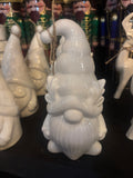 White Ceramic Elf xmas decoration