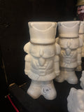 White Ceramic Christmas Soldier xmas decoration
