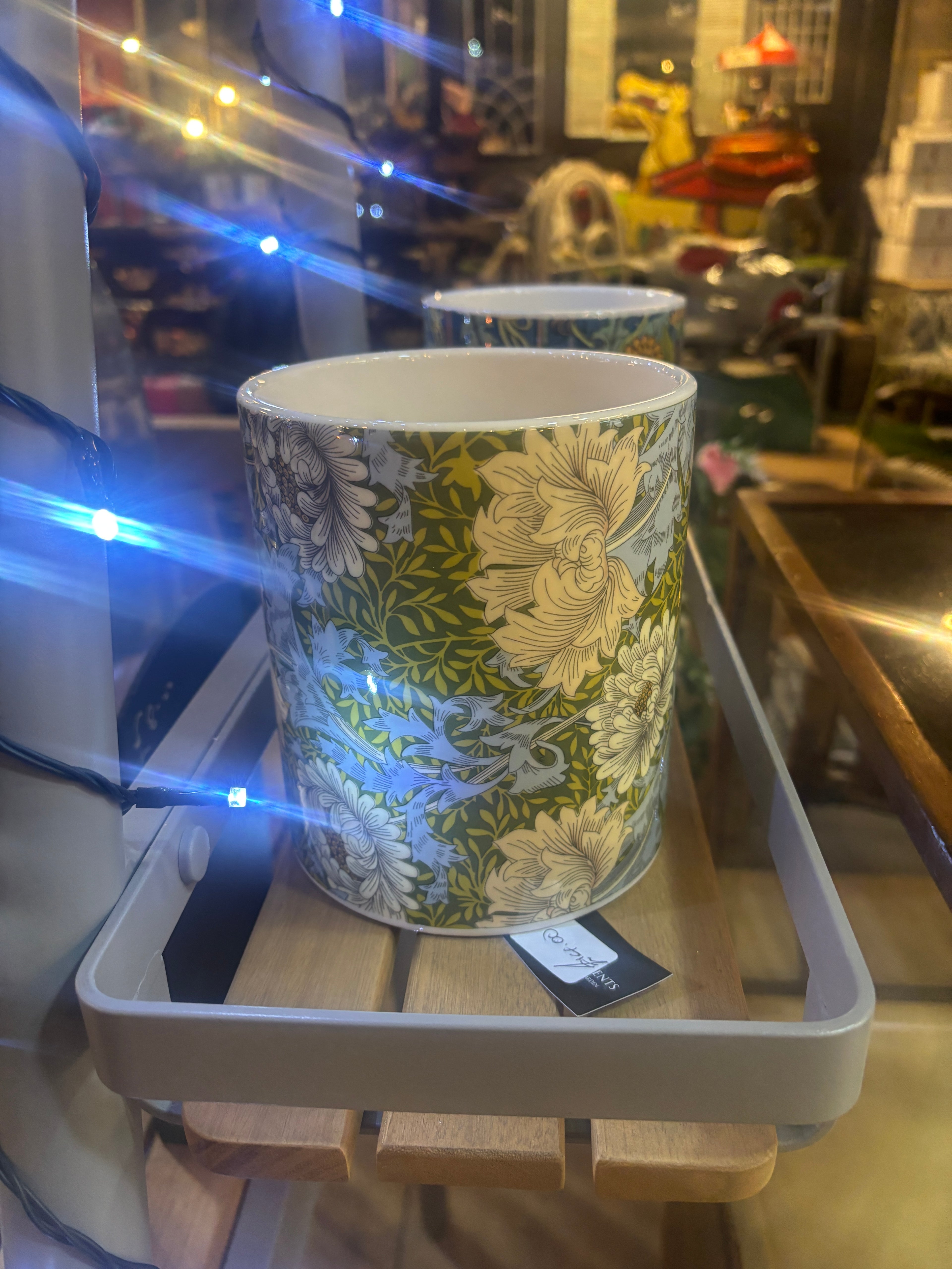 William Morris Style Floral Plant Pot