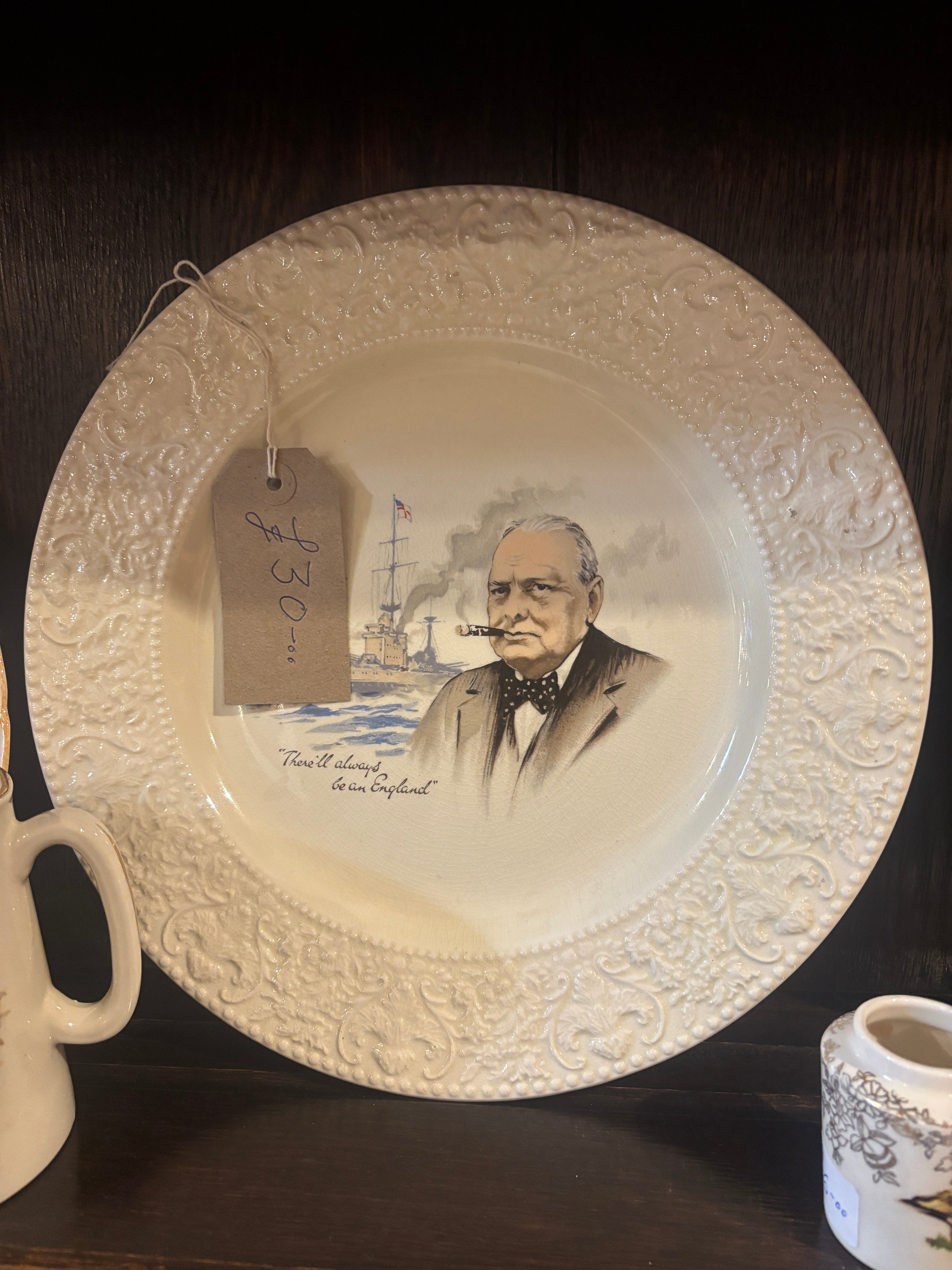 Winston Churchill Plate